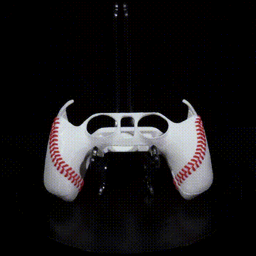 Mando de consola con diseño de costuras de béisbol