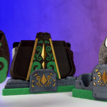 Bolso decorado inspirado en diseño de videojuego